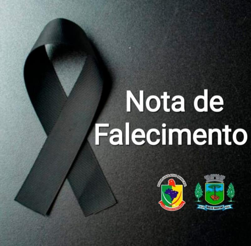 NOTA DE FALECIMENTO